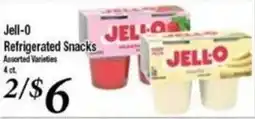 Ferndale Foods Jell-o refrigerated snacks offer