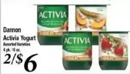 Ferndale Foods Dannon Activia Yogurt offer