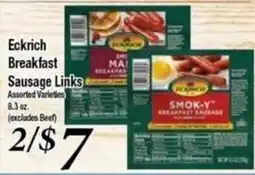 Ferndale Foods Eckrich breakfast sausage links offer