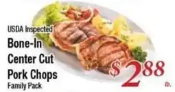 Ferndale Foods Bone-In Center Cut Pork Chops offer
