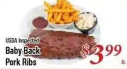 Ferndale Foods Usda Inspected Baby Back Pork Ribs offer