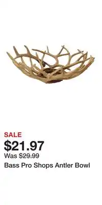 Cabela's Bass Pro Shops Antler Bowl offer
