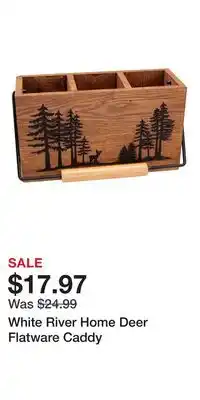Cabela's White River Home Deer Flatware Caddy offer