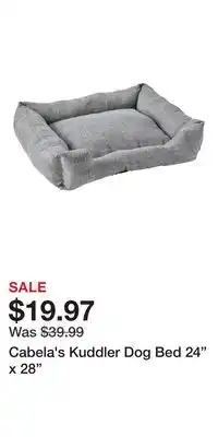 Cabela's Cabela's Kuddler Dog Bed 24 x 28 offer
