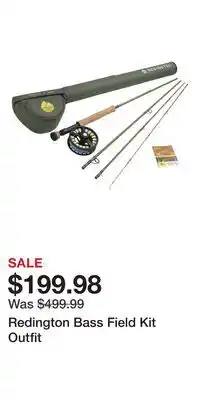 Cabela's Redington Bass Field Kit Outfit offer