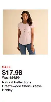 Cabela's Natural Reflections Breezewood Short-Sleeve Henley offer