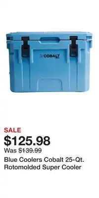 Cabela's Blue Coolers Cobalt 25-Qt. Rotomolded Super Cooler offer