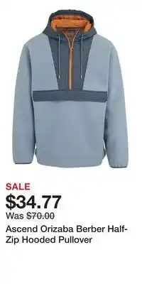 Cabela's Ascend Orizaba Berber Half-Zip Hooded Pullover offer