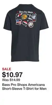 Cabela's Bass Pro Shops Americana Short-Sleeve T-Shirt for Men offer