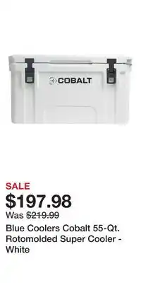 Cabela's Blue Coolers Cobalt 55-Qt. Rotomolded Super Cooler - White offer