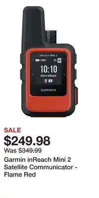 Cabela's Garmin inReach Mini 2 Satellite Communicator - Flame Red offer