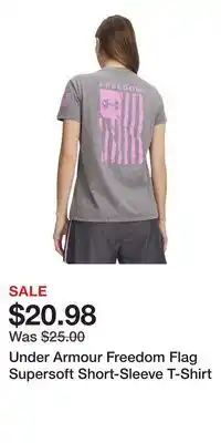 Cabela's Under Armour Freedom Flag Supersoft Short-Sleeve T-Shirt offer