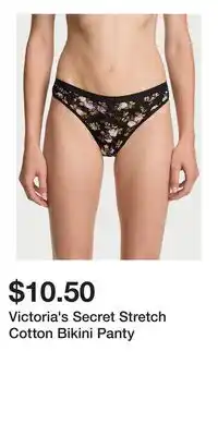 Victoria's Secret Victoria's Secret Stretch Cotton Bikini Panty offer