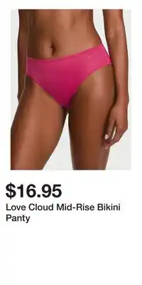 Victoria's Secret Love Cloud Mid-Rise Bikini Panty offer
