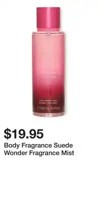 Victoria's Secret Body Fragrance Suede Wonder Fragrance Mist offer