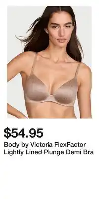 Victoria's Secret Body by Victoria FlexFactor Lightly Lined Plunge Demi Bra offer