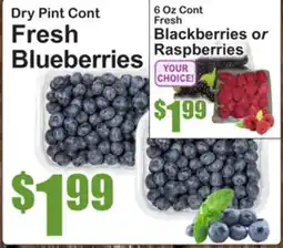 SuperFresh Dry Pint Cont Fresh Blueberries offer