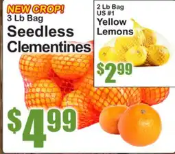 SuperFresh Seedless Clementines offer