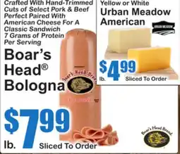 SuperFresh Boar's Head Bologna offer