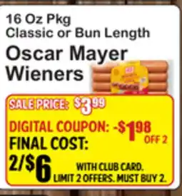 SuperFresh Oscar Mayer Wieners offer