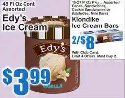 SuperFresh Edy's Ice Cream offer