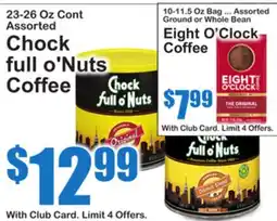 SuperFresh Chock full o'Nuts Coffee offer