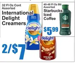 SuperFresh International Delight Creamers Starbucks Iced Coffee offer