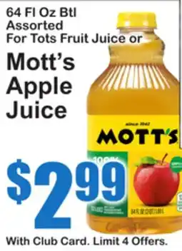 SuperFresh Mott's Apple Juice offer
