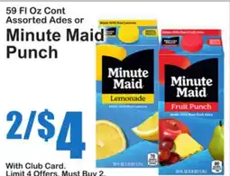 SuperFresh Minute Maid Punch offer
