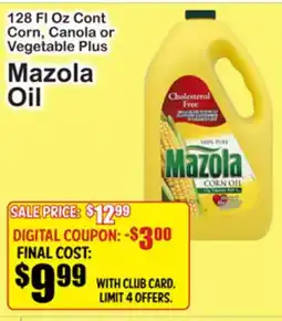 SuperFresh Mazola Oil offer