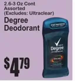 SuperFresh Degree Deodorant offer