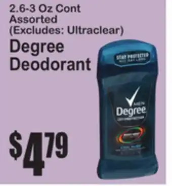 SuperFresh Degree Deodorant offer