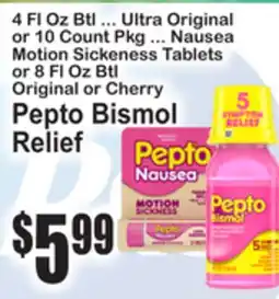 SuperFresh Pepto Bismol Relief offer
