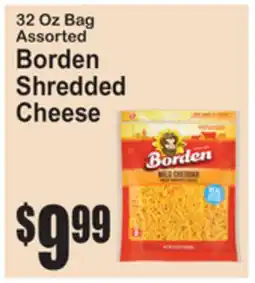 SuperFresh 32 Oz Bag Assorted Borden Shredded Cheese offer