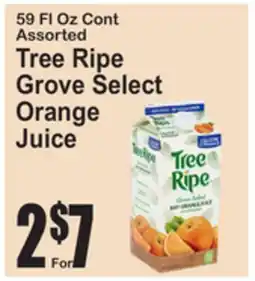SuperFresh Tree Ripe Grove Select Orange Juice offer