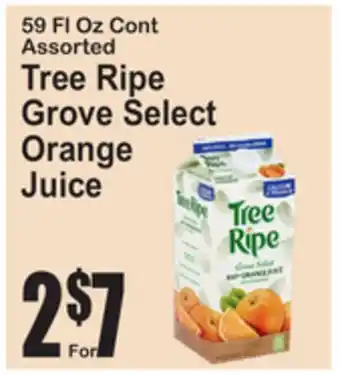 SuperFresh Tree Ripe Grove Select Orange Juice offer