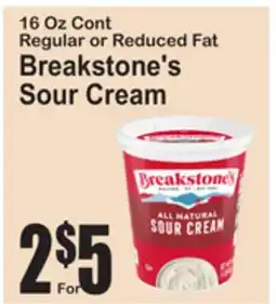 SuperFresh Breakstone's Sour Cream offer