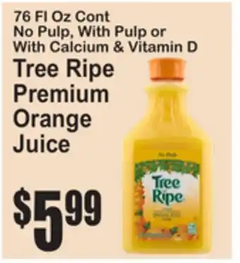 SuperFresh Tree Ripe Premium Orange Juice offer