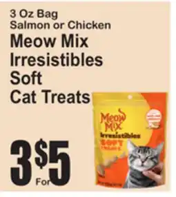 SuperFresh Meow Mix Irresistibles Soft Cat Treats offer