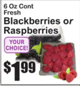 SuperFresh Blackberries or Raspberries offer