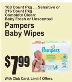 SuperFresh Pampers Baby Wipes offer