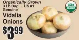 SuperFresh Organically Grown Vidalia Onions offer