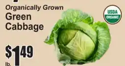 SuperFresh Organically Grown Green Cabbage offer