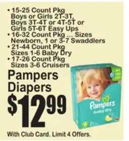 SuperFresh Pampers Diapers offer