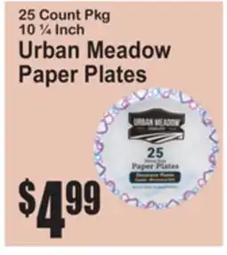 SuperFresh Urban Meadow Paper Plates offer