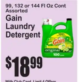 SuperFresh Assorted Gain Laundry Detergent offer