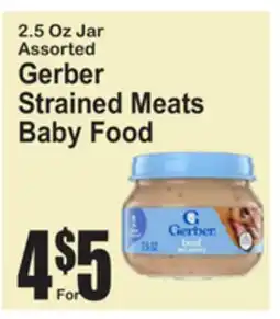 SuperFresh Gerber Strained Meats Baby Food offer