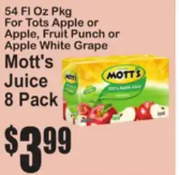 SuperFresh Mott's Juice offer