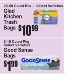 SuperFresh Glad Kitchen Trash Bags offer