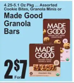 SuperFresh Made Good Granola Bars offer